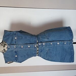 House Of Harlow Two Piece Denim Set